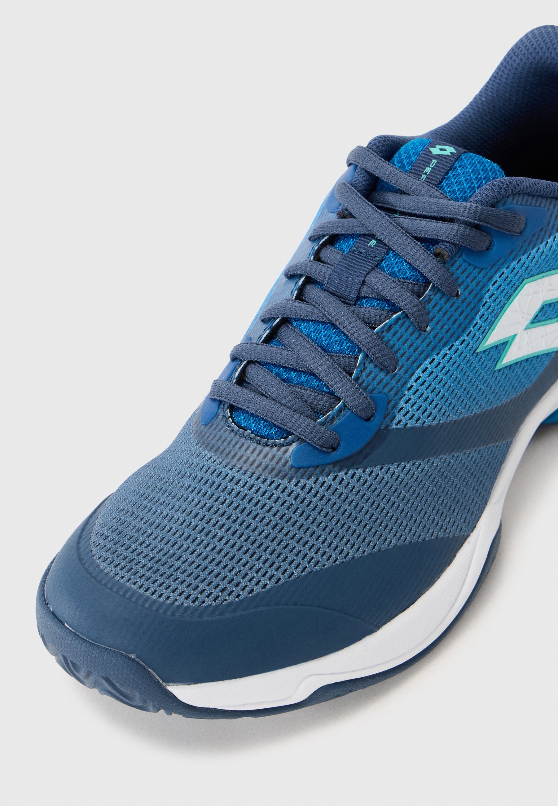 Lotto MIRAGE 400 ALLROUND - Chaussures de tennis multicourts - bleu océan/blanc/bleu Mykonos