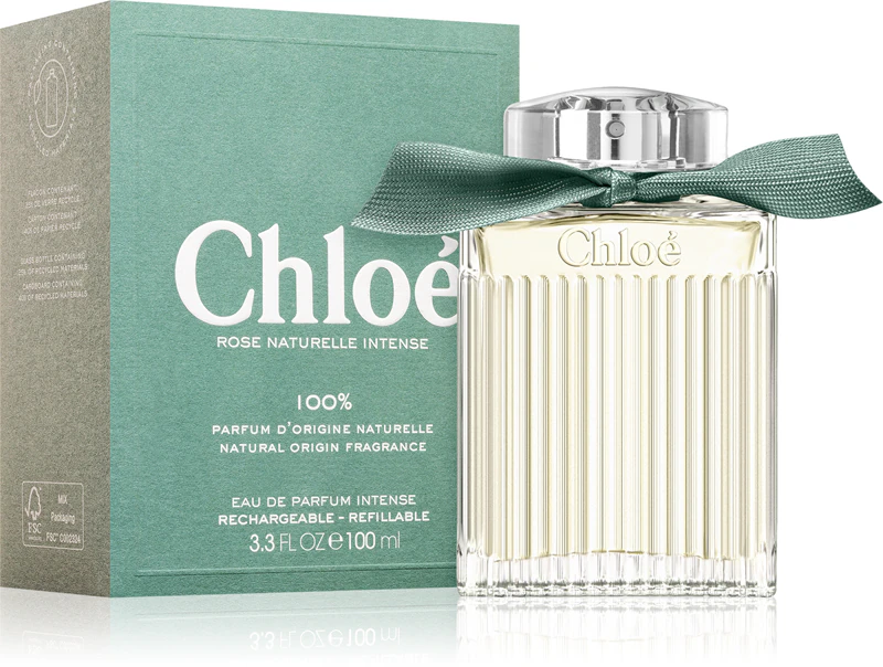 Chloé Rose Naturelle Intense Eau de Parfum frasco recarregável para mulheres