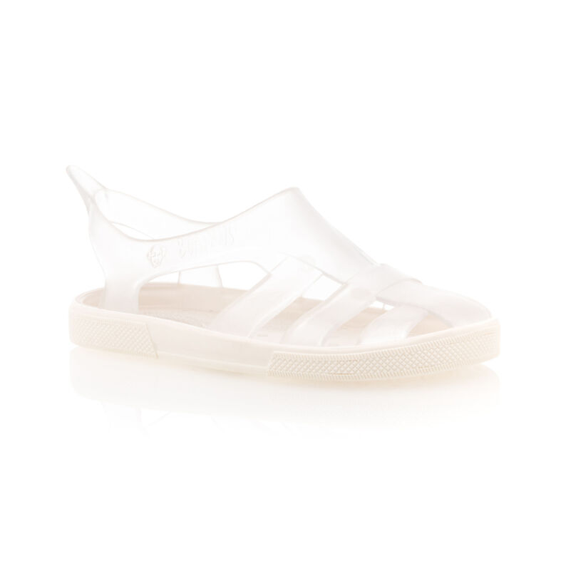 Hvite gutteflip-flops / Thong-sandaler