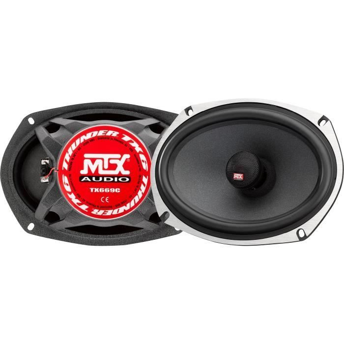 MTX TX669C Altoparlanti coassiali per auto a 2 vie da 120 W RMS, 15x23 cm (6x9
