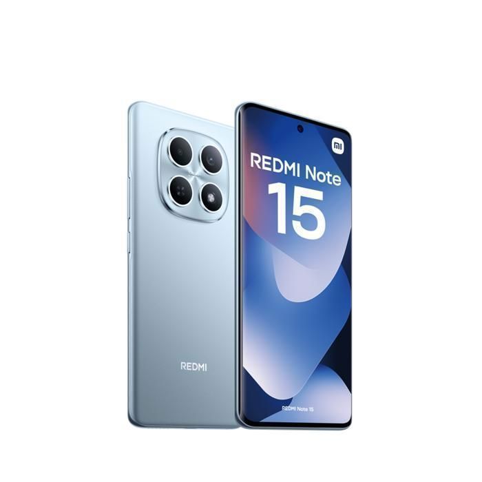 Smartphone - XIAOMI - REDMI Note 15 4G - 8 + 256 Go ROM - Vendu par Excellent Mi - Chargeur non inclus - version européenne - Neuf