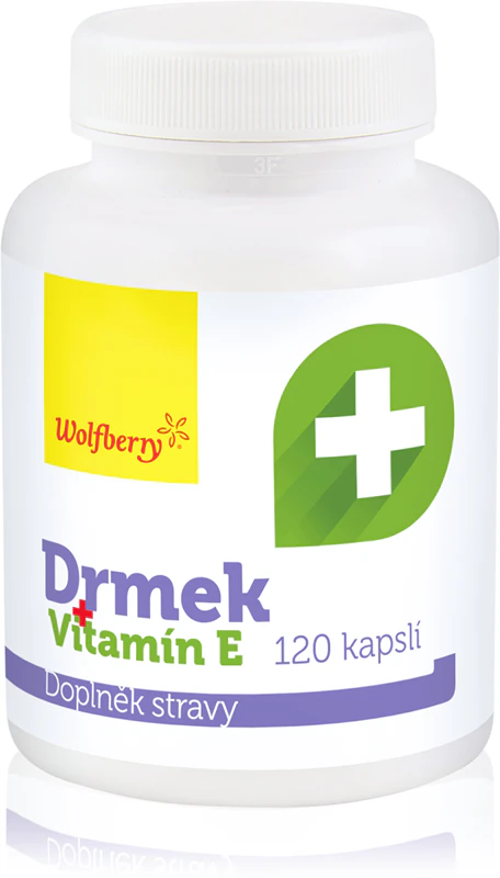 Suplemento alimentar biológico de goji berry (Vitex agnus-castus) + vitamina E para auxiliar na saúde das articulações.