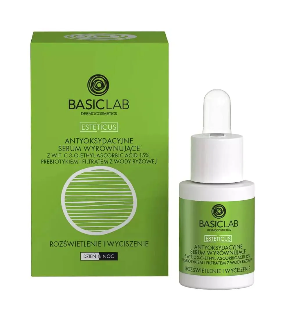 BasicLab Esteticus Antyoksydacyjne serum wyrównujące z witaminą C