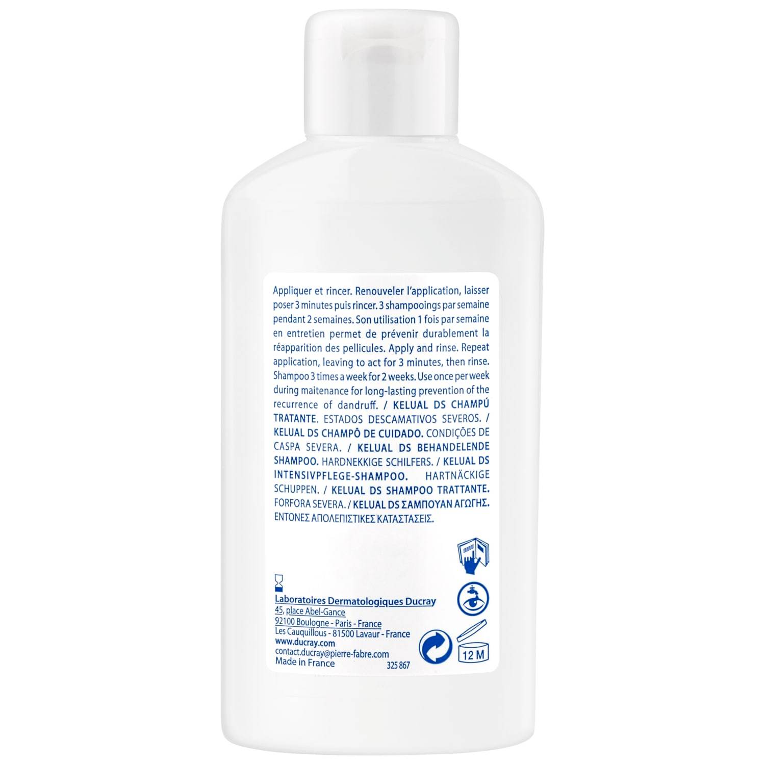 Ducray šampón na vlasy KELUAL DS Treatment Shampoo - 100 ml