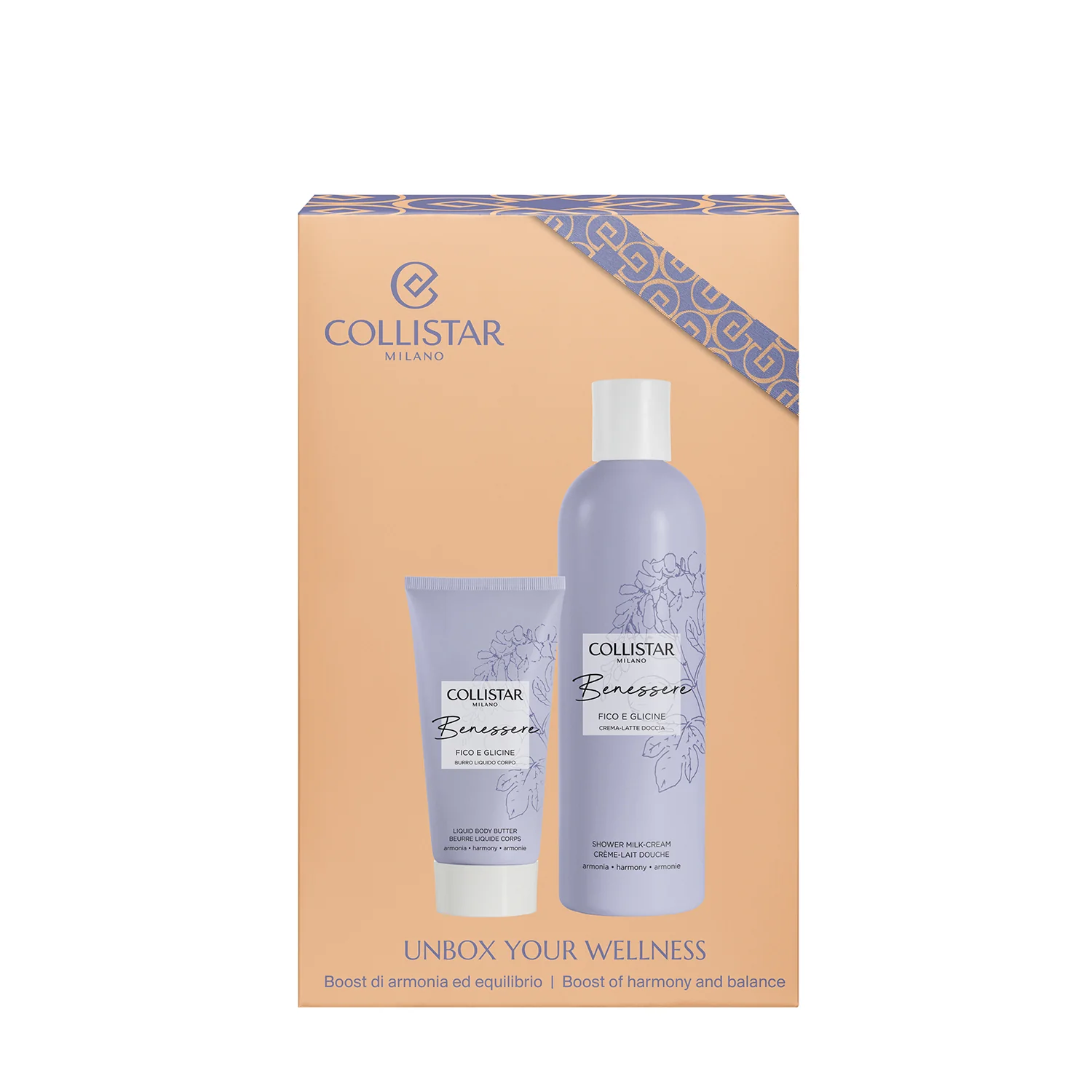 Benessere Cofanetto Benessere Fico E Glicine - Cofanetti Viso e Corpo, Bagno e Doccia, Burro Corpo