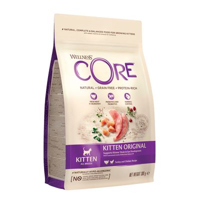 Alimento seco original para gatitos Wellness Core