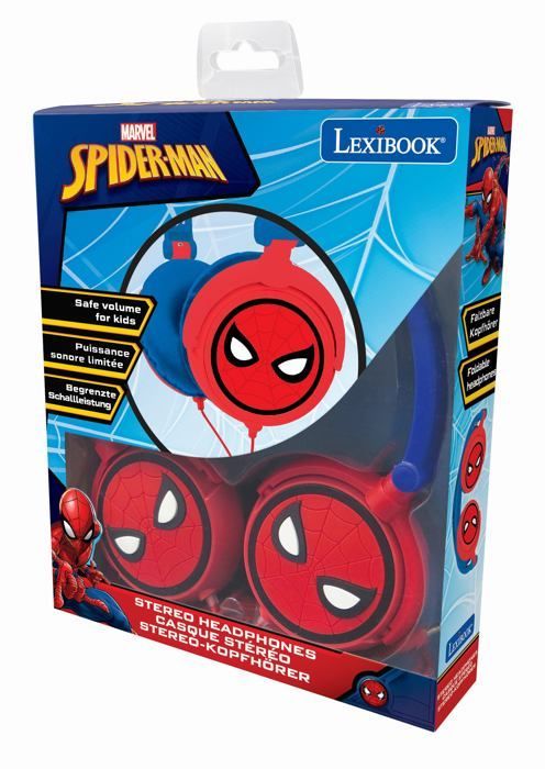 SpiderManin kokoontaitettavat langalliset stereokuulokkeet