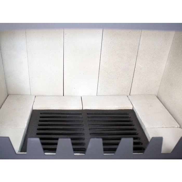Poêle à bois CAPRI 13 kW – Haut rendement 77,4 % – Chauffe jusqu’à 297 m³ – Acier et vermiculite – Sortie 130/150 mm