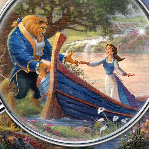 Puzzle Thomas Kinkade Disney® Lumea Magică a Bellei, 3.000 de bucăți
