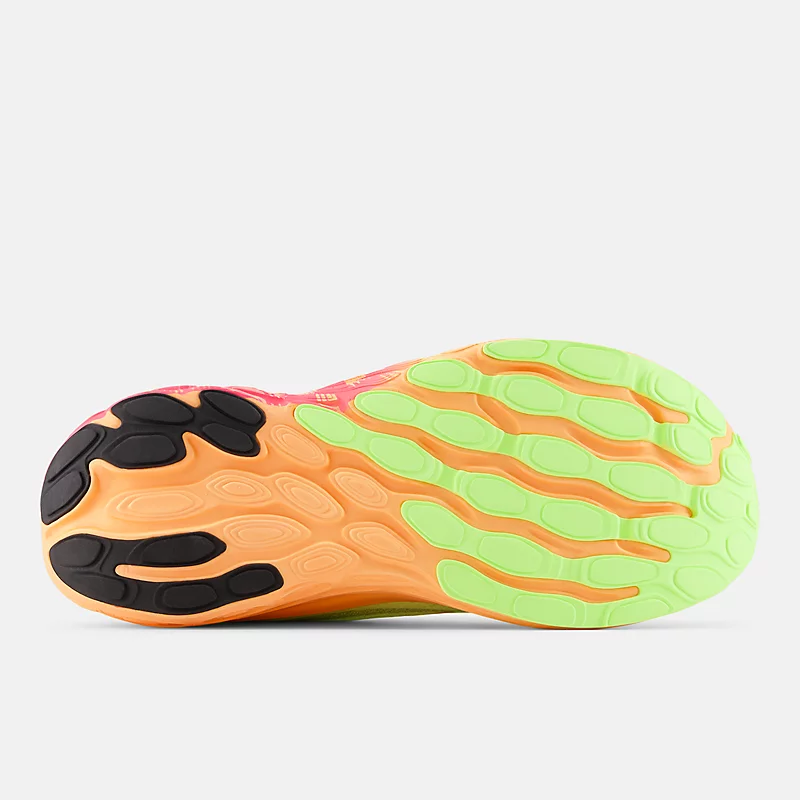 TCS London Marathon Fresh Foam X 1080 v13 para Homens – Verde Limão Desbotado, Manga Vibrante e Rosa Neon
