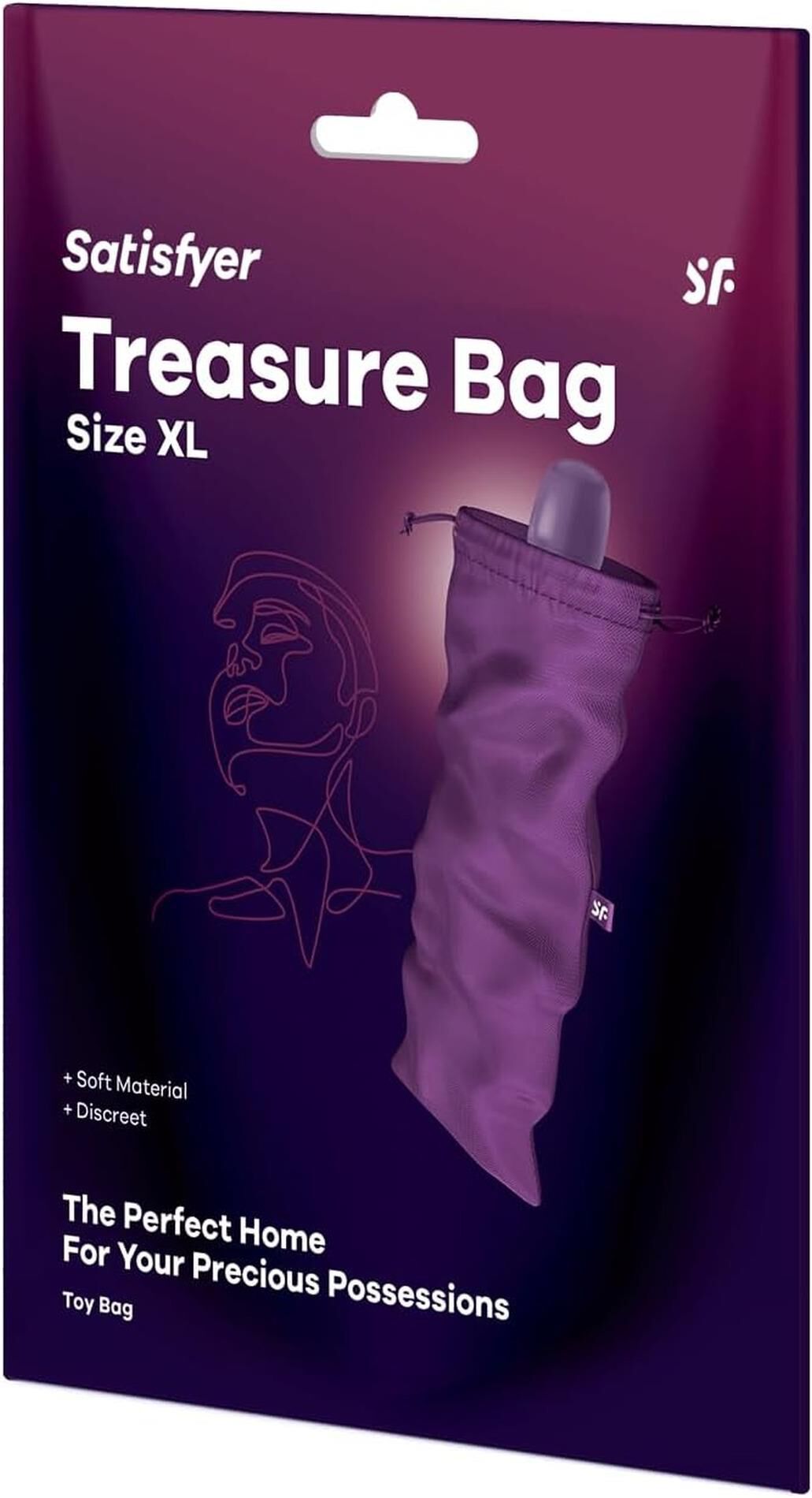 Satisfyer Treasure Bag XL violetti