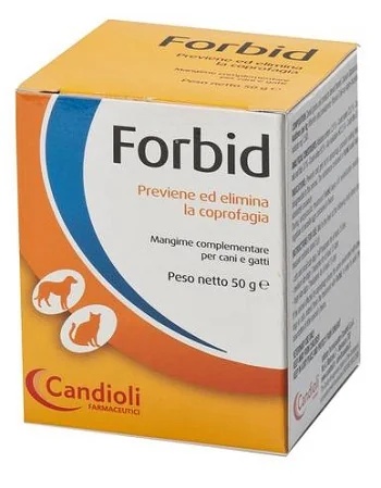 CANDIOLI Forbid Dogs Cats Powder 50 g Previene y elimina la coprofagia
