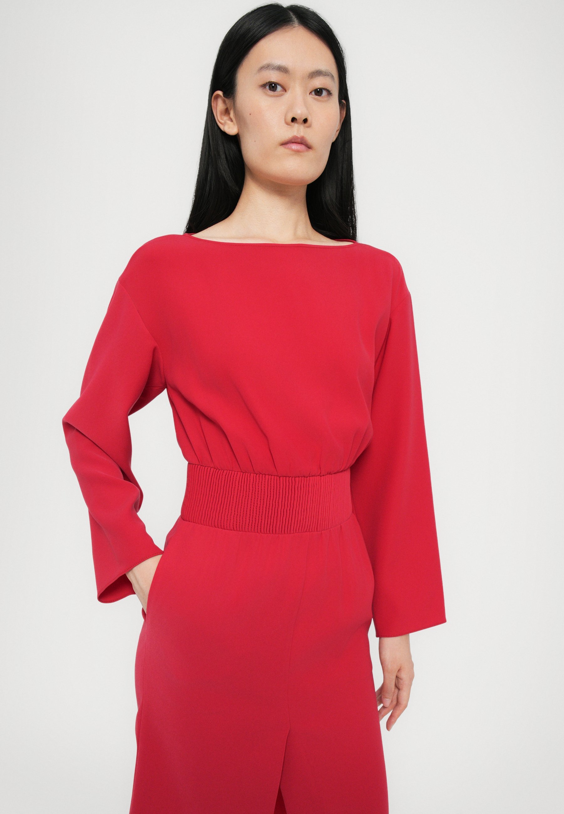 Emporio Armani DRESS - Sukienka dzienna - diamentowa czerwień