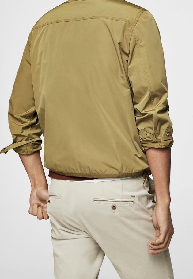 Mango Light jas - oker