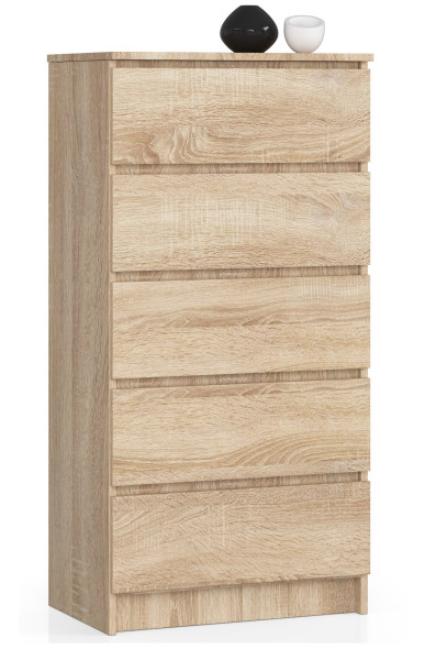 Komoda AKORD K60 Dąb Sonoma 60 cm mat 60x40x121 cm