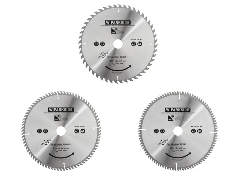 Lamă de ferăstrău circular PARKSIDE® PKSB 254 A1, 25,4 cm