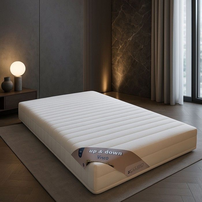 Colchón KING OF DREAMS 90x200 15 cm Espuma viscoelástica - Suave, 2 caras Invierno/Verano