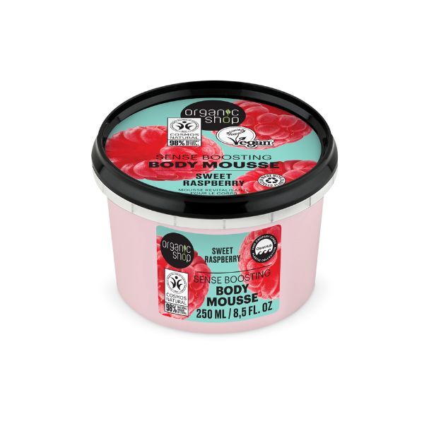 Bio-Shop Sense Boost Körpermousse Süße Himbeere 250 ml