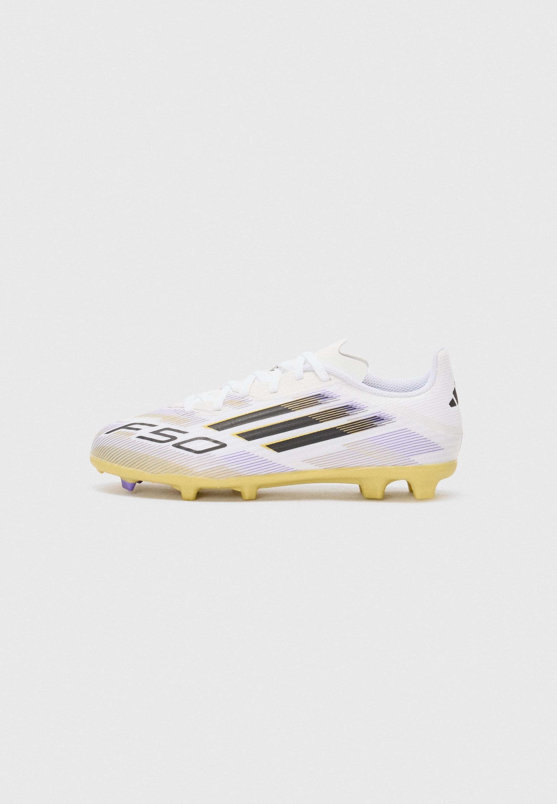 adidas Performance F50 LEAGUE - Voetbalschoenen voor stevige ondergrond - ftwr wit/core zwart/goudkleurig