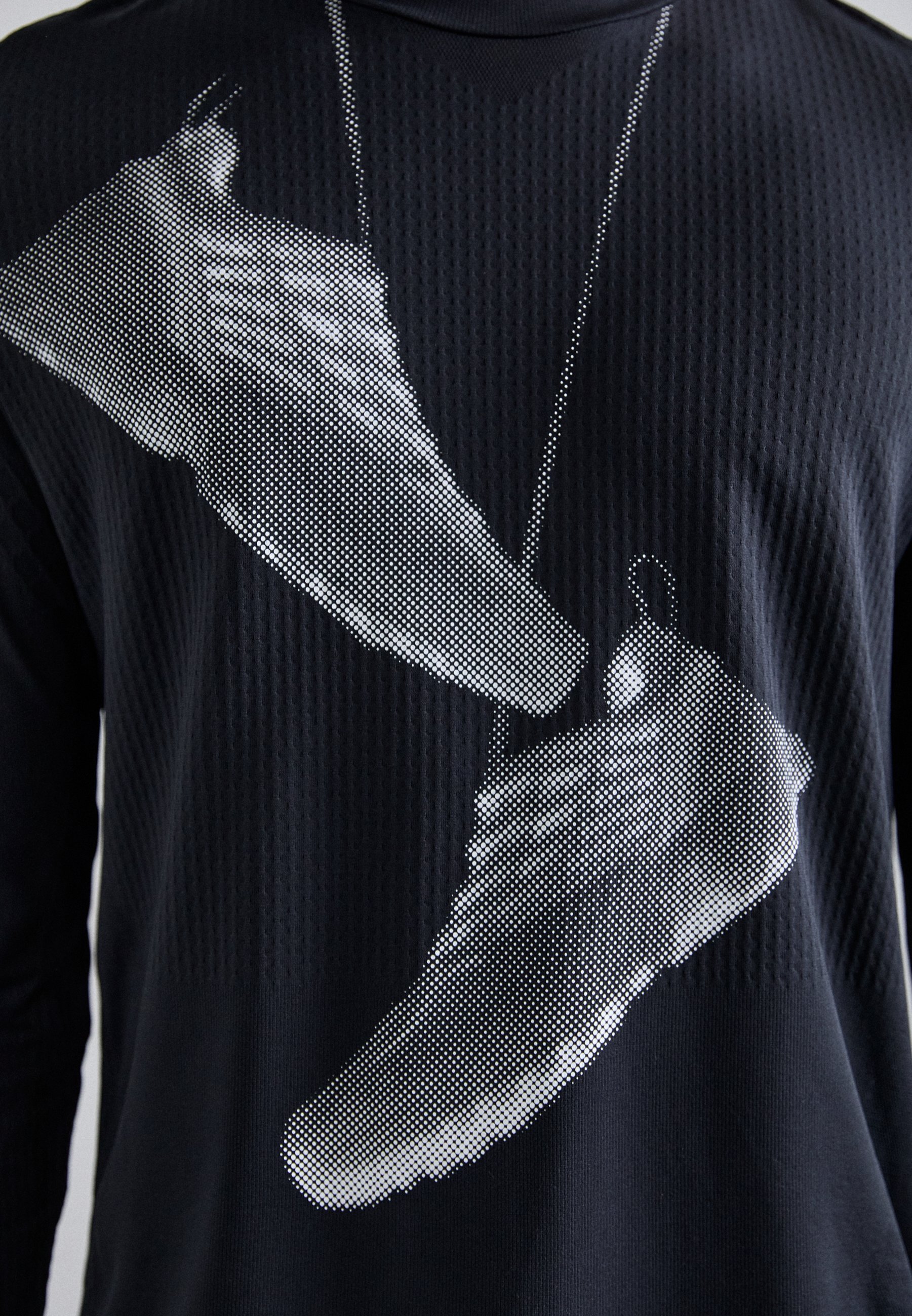 MM6 Maison Margiela MM6 MAISON MARGIELA X SALOMON - Top à manches longues - Noir profond