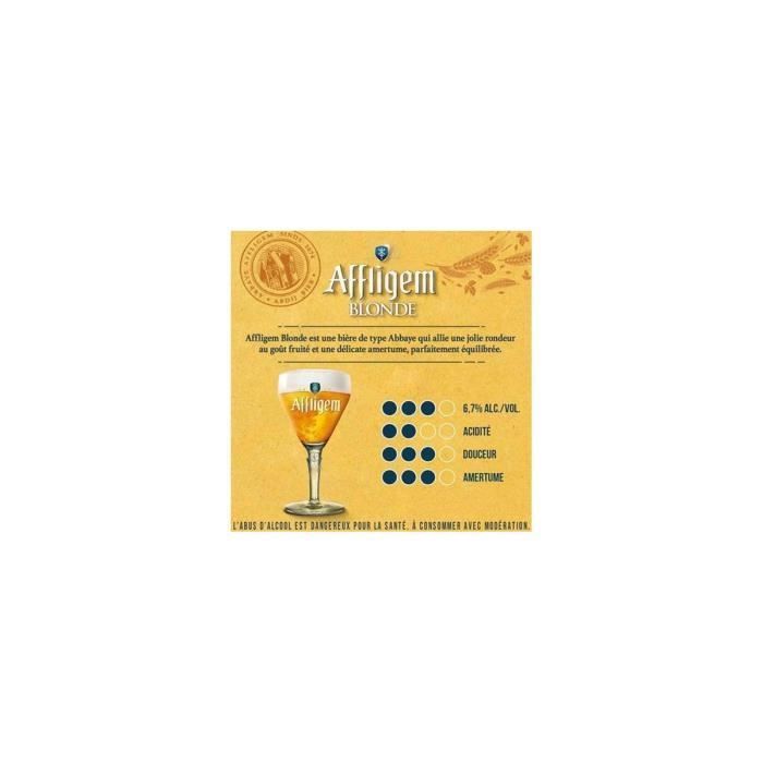 Affligem - Cerveza Abbey Blonde 6,7% ABV - 3 barriles de 5 l