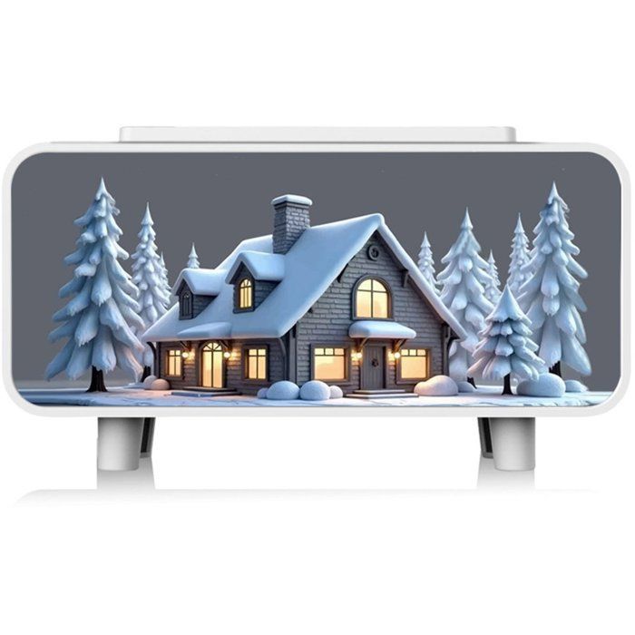 Humidificateur 3-en-1 Maison de Neige-Humidificateur d'aromathérapie-Humidificateur de chambre-Diffuseur de parfum automatique