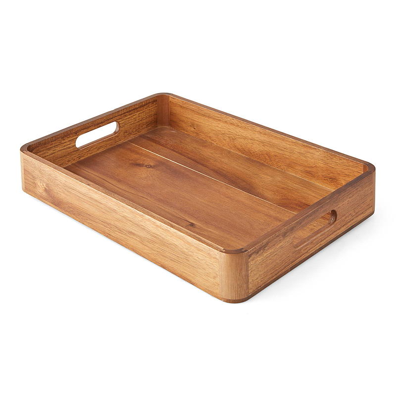 Cuisine serveringsbakke 42x30x6 cm akacie