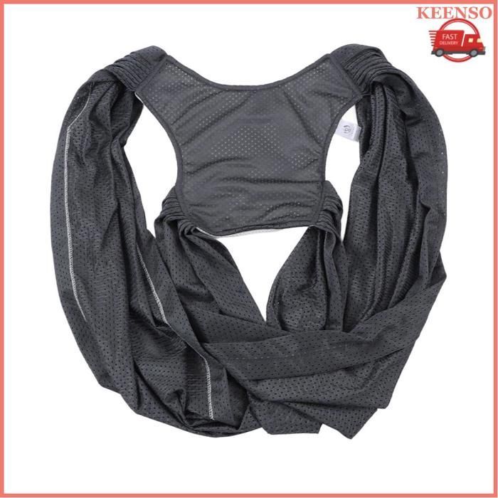KEENSO écharpe bébé (3)Porte-bébé écharpe Pour Tout-petits Confortable Et Facile à Porter Pour Gris foncé grande taille