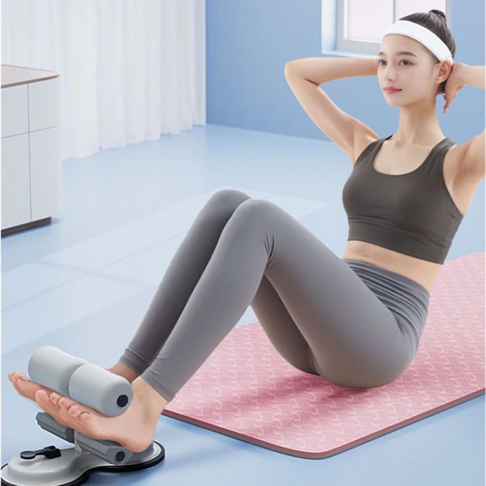 Entrenador abdominal portátil con ventosa, ayuda para ejercitar los abdominales en casa o en el gimnasio.