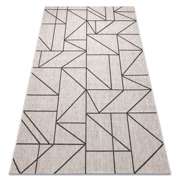 DYWAN SZNURKOWY SIZAL FLOORLUX 20605 srebrny 80x150 cm