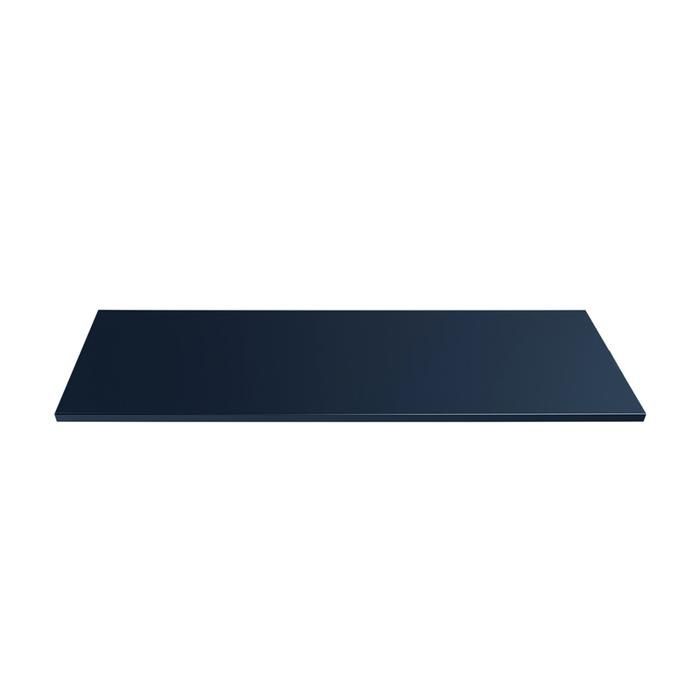 Mobile bagno con lavabo - OTITEC - BLU INTENSO - 140 cm - Doppio lavabo - Specchi a LED