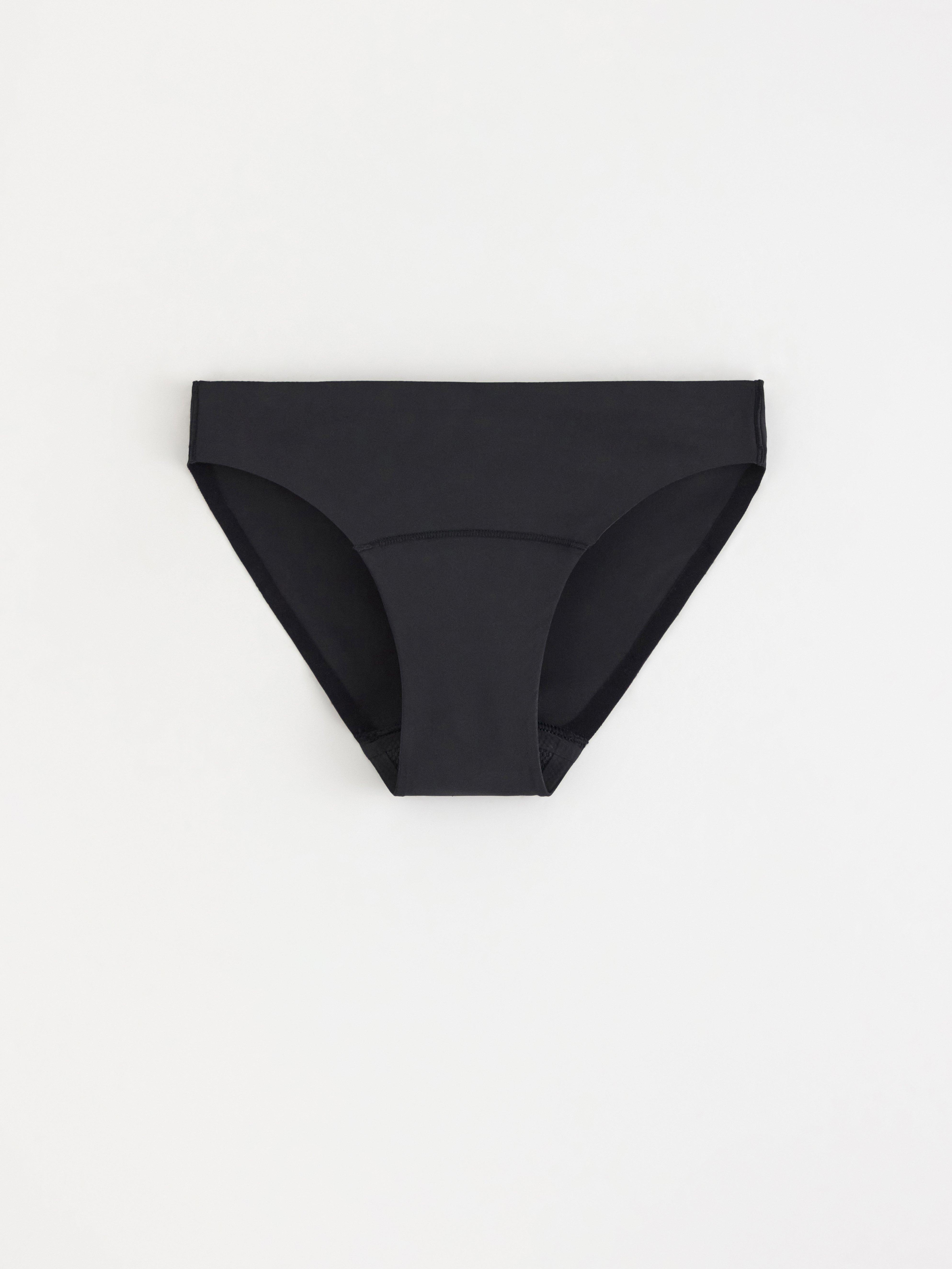 Menstrosa med medium absorption – bikini – Female Engineering Black
