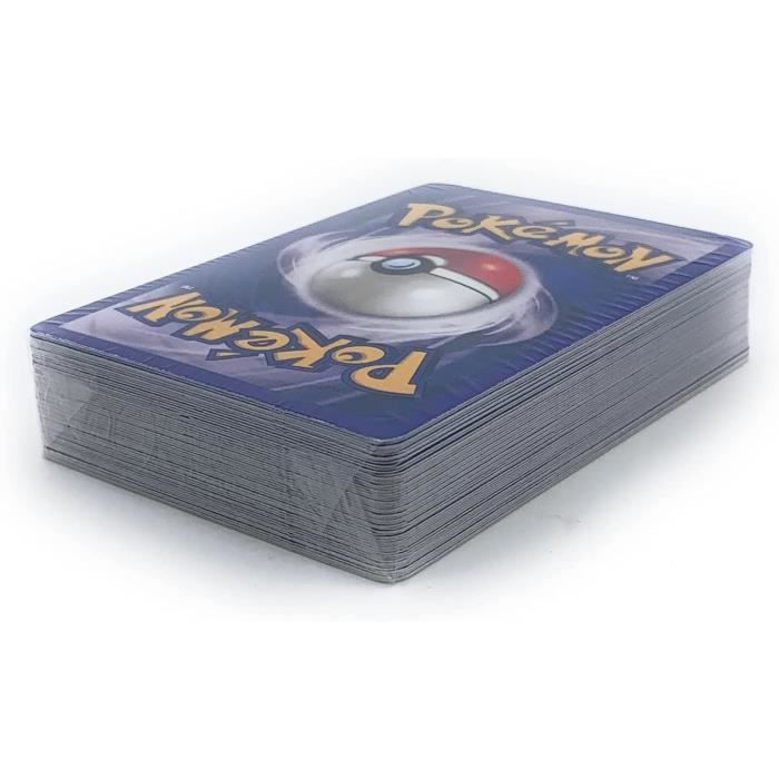 Pokémon-Packung mit 50 zufälligen Karten + 1 kostenloser Folienkarte