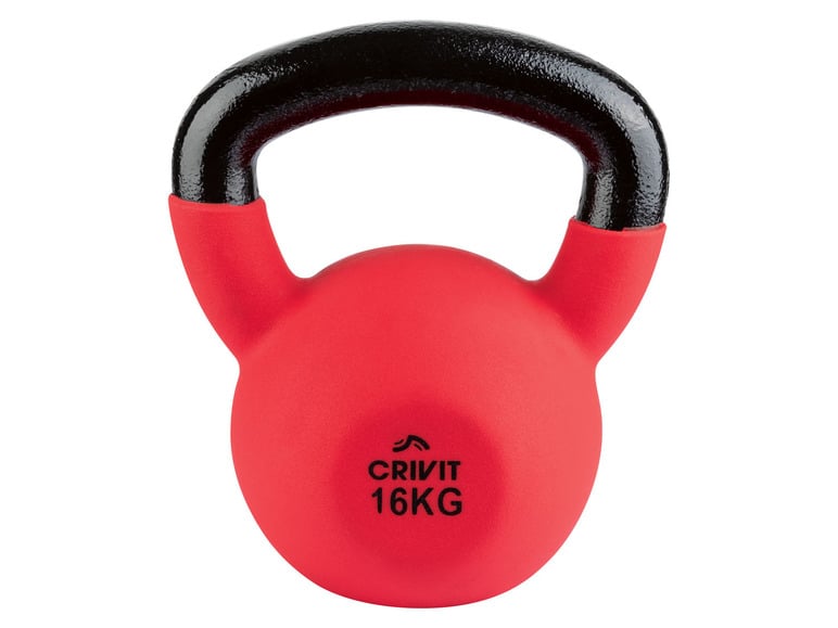 CRIVIT Kettlebell van gietijzer, 16 kg