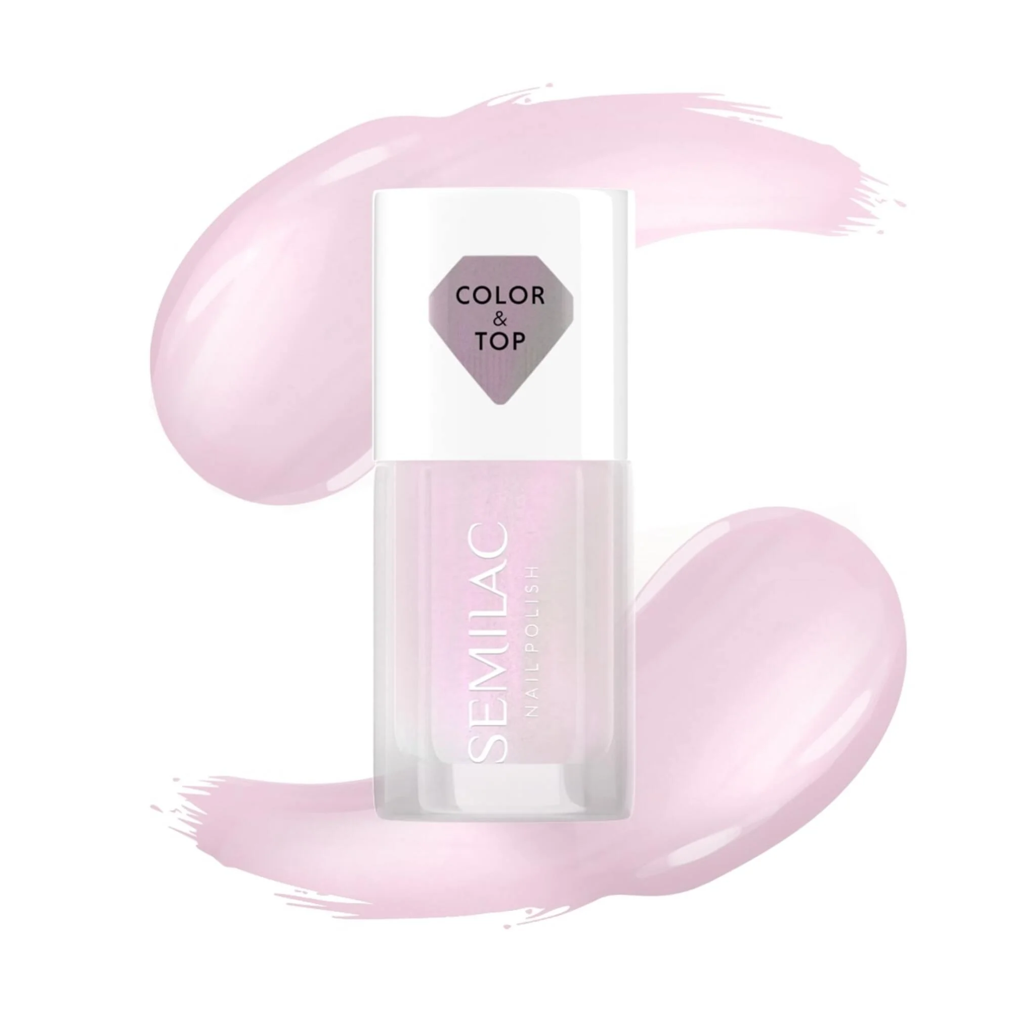 Base & Top Coat Top & Nail Polish 2in1 - Top Coat, Smalto