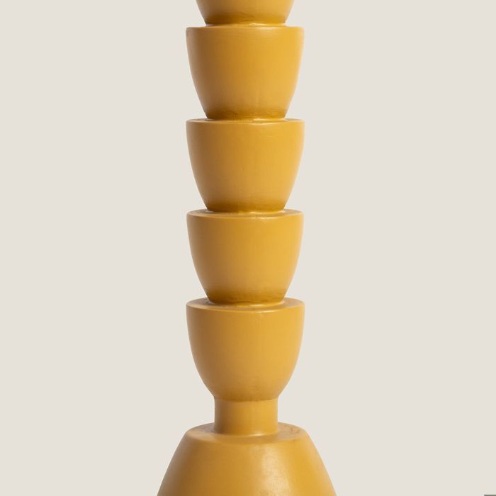 Darian Mustard Resin Table Lamp