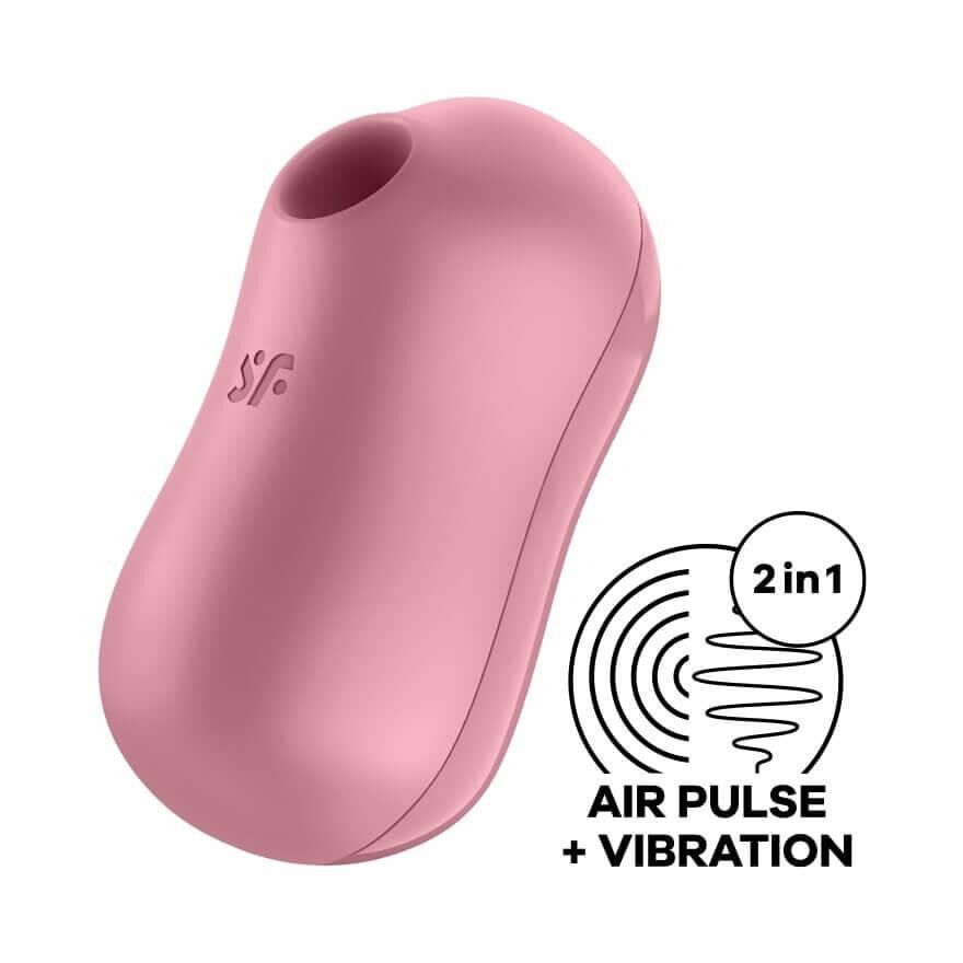 Satisfyer Candy Cotton lys rød