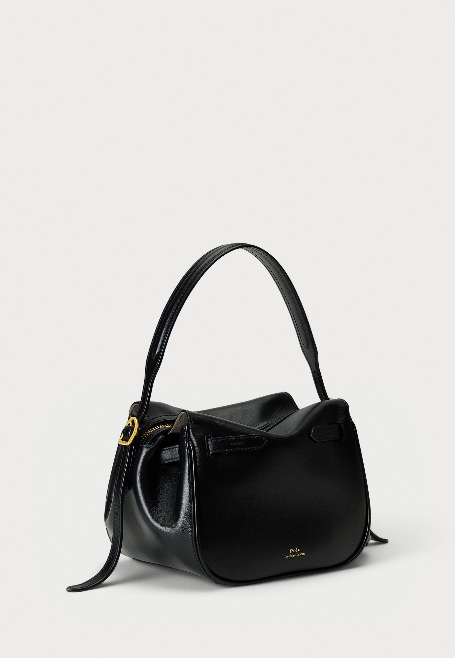 Polo Ralph Lauren Polo ID odinė mini rankinė - juoda
