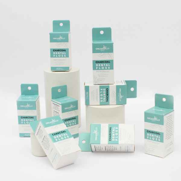 Hilo dental de carbón activado Organically Epic (recambios x2, 50 metros)