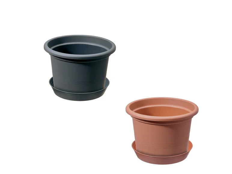 Vaso para plantas PARKSIDE® com plantas ornamentais, 28 cm