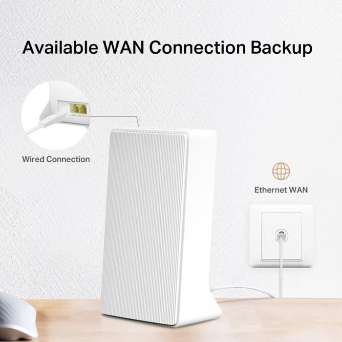 Routeur 4G WiFi N300Mbps, Box 4G SIM, 4G CAT4 - MERCUSYS MB110-4G - Vitesse Jusqu'à 150Mbps, Configuration Facile