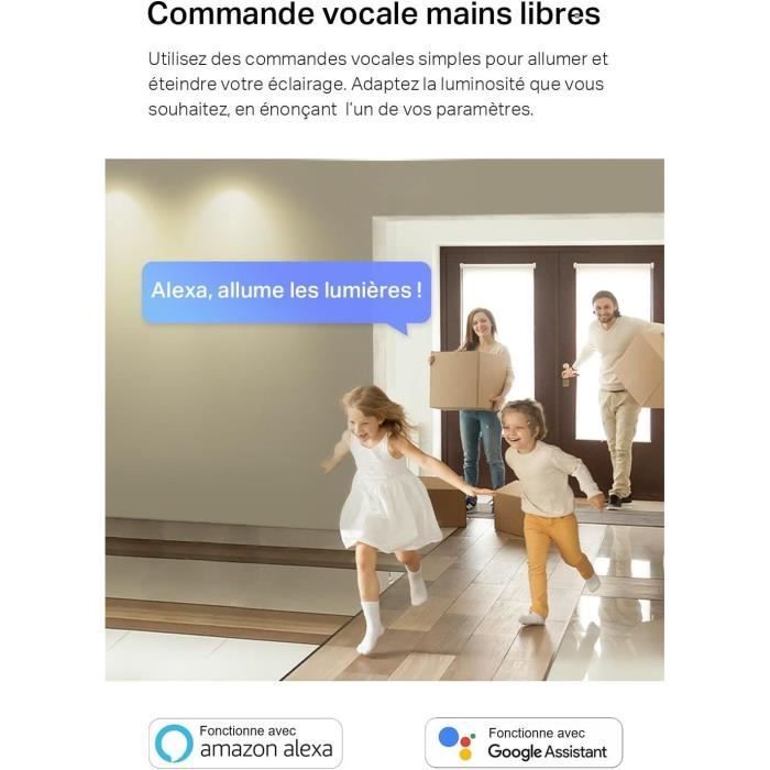 Lâmpada LED Inteligente Tapo GU10 WiFi - L630 - Multicolorida 2200K-6500K - 3,7W - Compatível com Alexa/Google Home