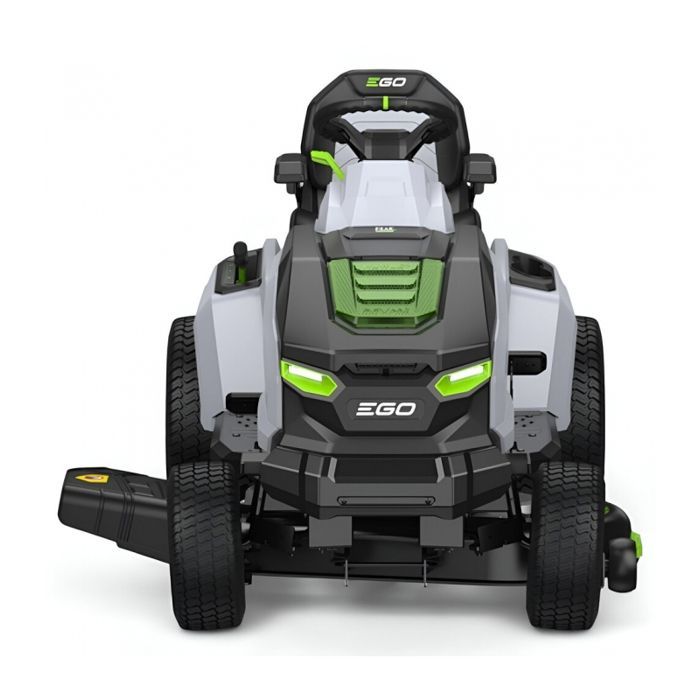 Trattorino rasaerba a batteria, larghezza di taglio 107 cm, 6 batterie da 12 Ah e caricabatterie da 1600 W - EGO TR4201E
