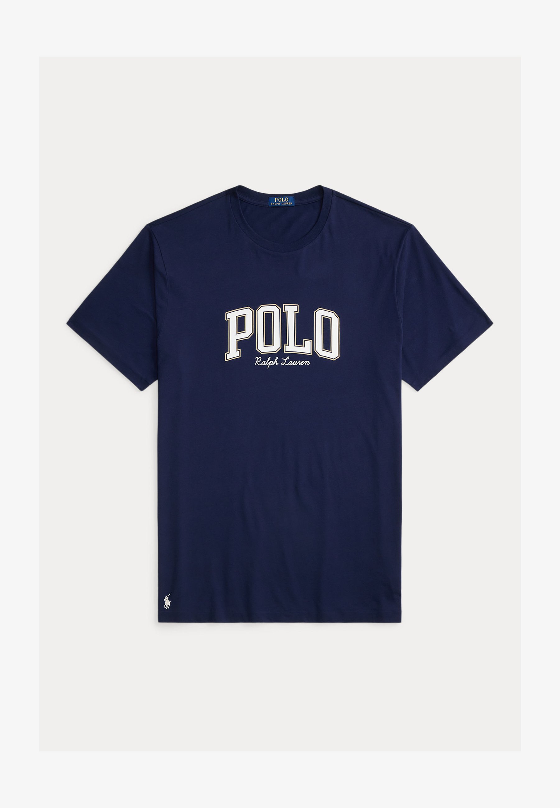 Polo Ralph Lauren Big & Tall LOGO JERSEY T-SHIRT - T-shirt met print - marineblauw