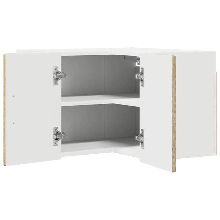 Pensile da cucina - vidaXL - Rovere Sonoma - 57x57x40 cm - Legno ingegnerizzato - 2 ripiani - 2 ante