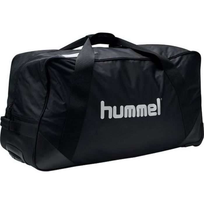 Wheeled sports bag - HUMMEL - TEAM TROLLEY - Black - Multisport - Large capacity