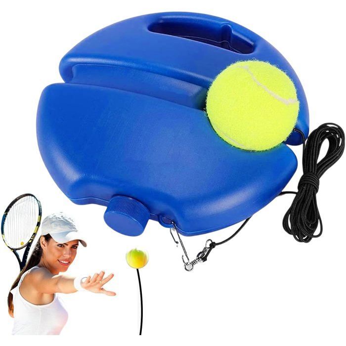 Kit de entrenamiento de tenis individual portátil para todos los niveles, equipo de autoaprendizaje para jugadores principiantes.