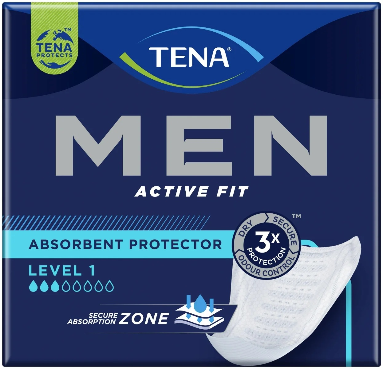 TENA Tena Men Niveau 1 12 stuks, licht absorberend