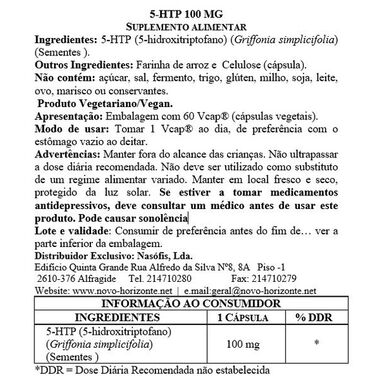 Ahora, el suplemento aumenta los niveles de serotonina. 5-HTP, 60 cápsulas.