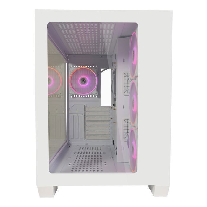 Gaming PC Case - LC-Power - Gaming 807W - 4 ARGB Fans - Tempered Glass - ATX Compatible - Wide Compatibility